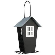 Trixie Metal Wild Bird Feeder 14x21x8 Black Silver