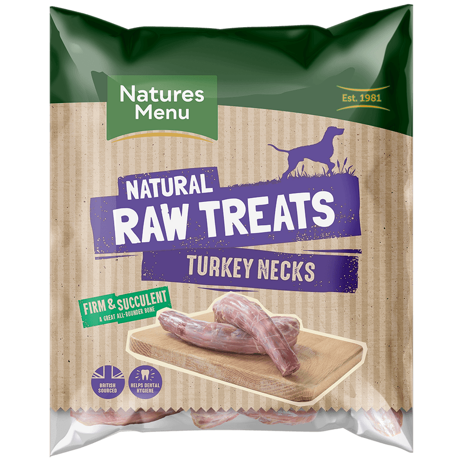 Natures Menu Frozen Raw Chews Turkey Necks 2 Pcs